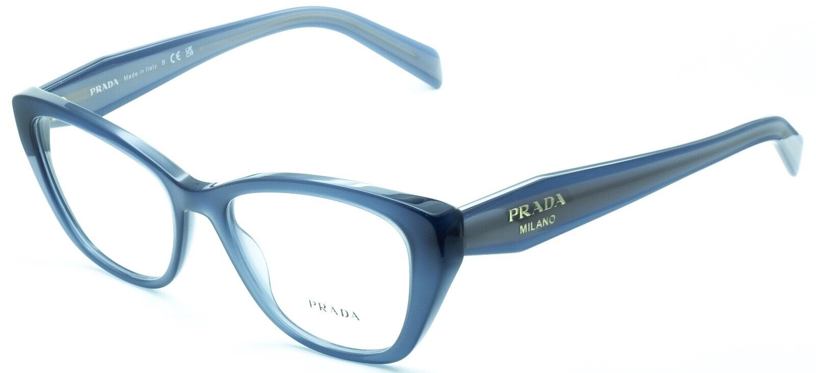 PRADA VPR 19W 07Q-1O1 53mm Eyewear FRAMES RX Optical Eyeglasses Glasses - Italy