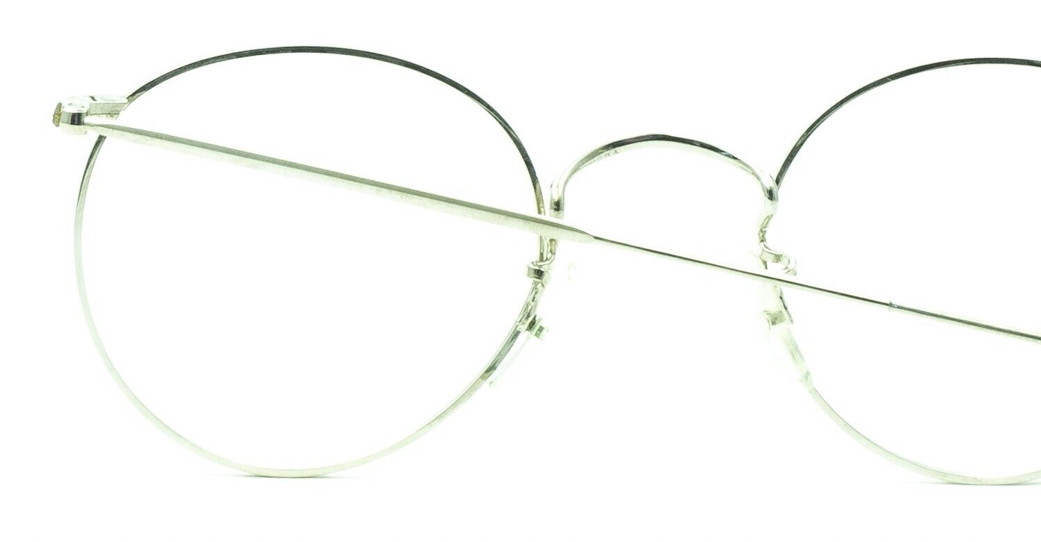 B.O.I.C. (SAVILE ROW) Oval 47x22mm Rhodium Frames Glasses RX Optical - NOS