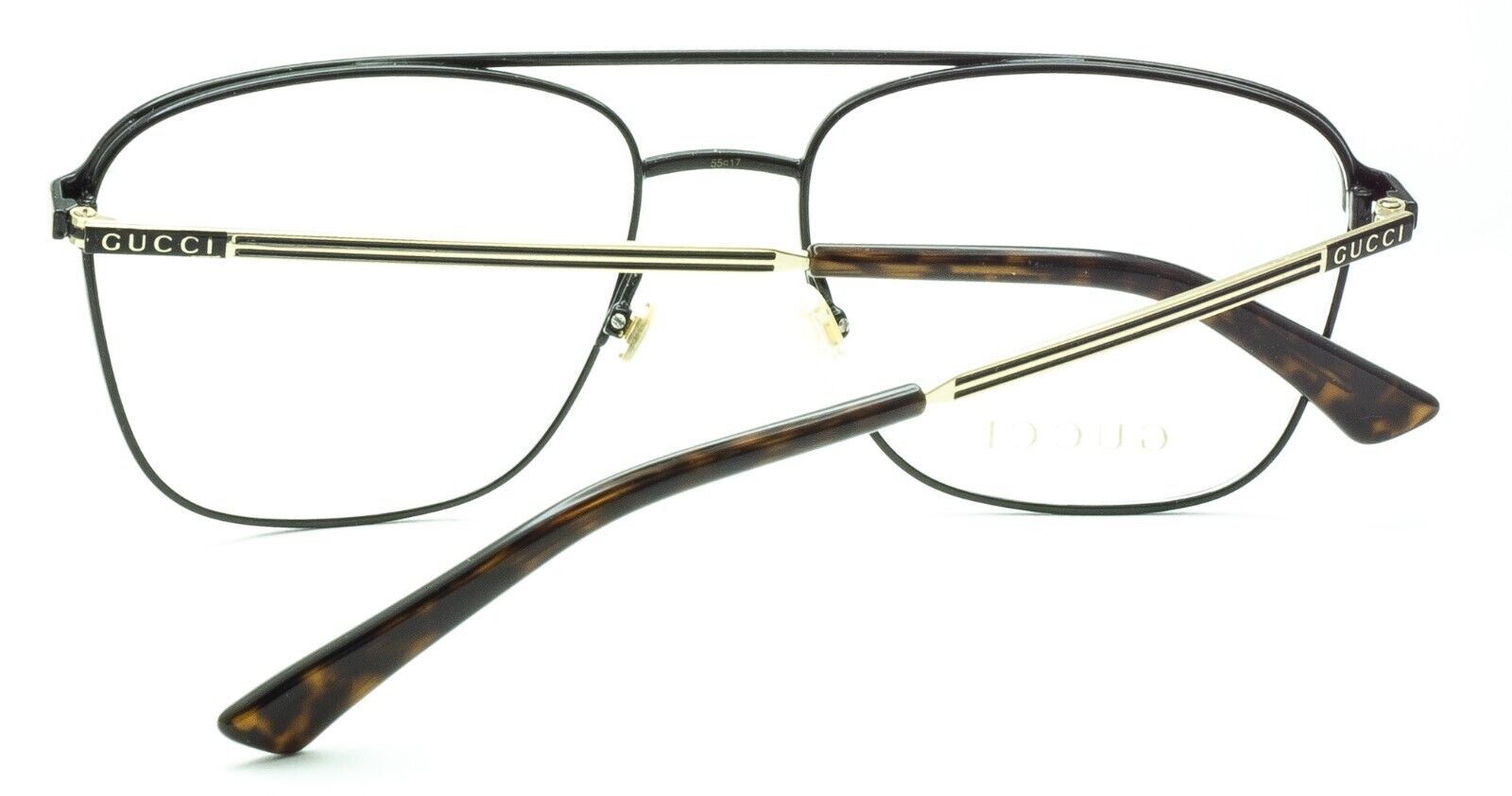 GUCCI GG 0833O 001 55mm Eyewear FRAMES Glasses RX Optical Eyeglasses New - Italy