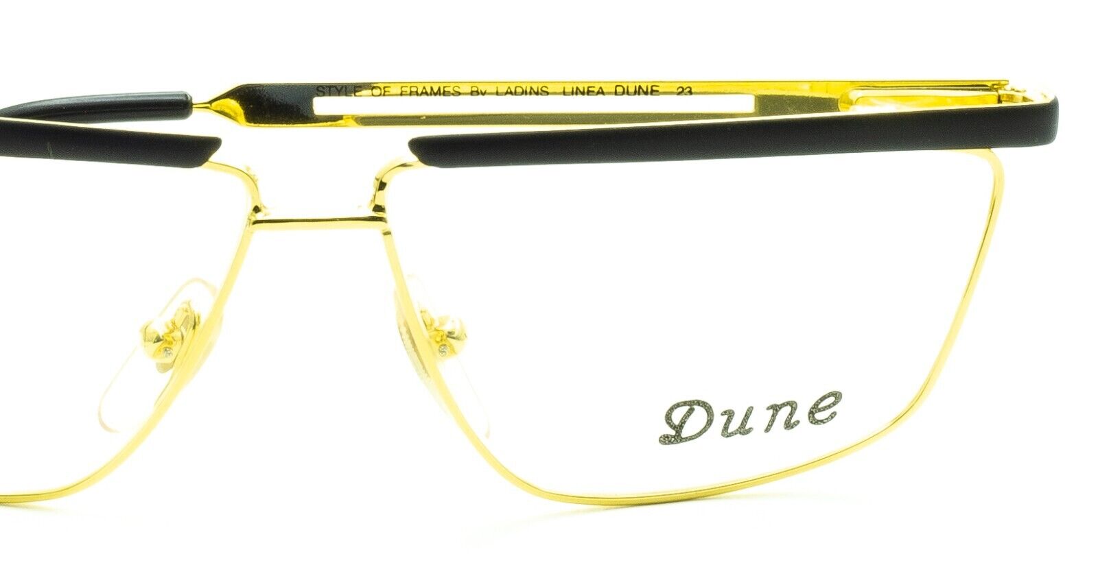 Dune 23 Italy Vintage Linea Dune by Ladins 58x11mm FRAMES RX Optical Glasses NOS