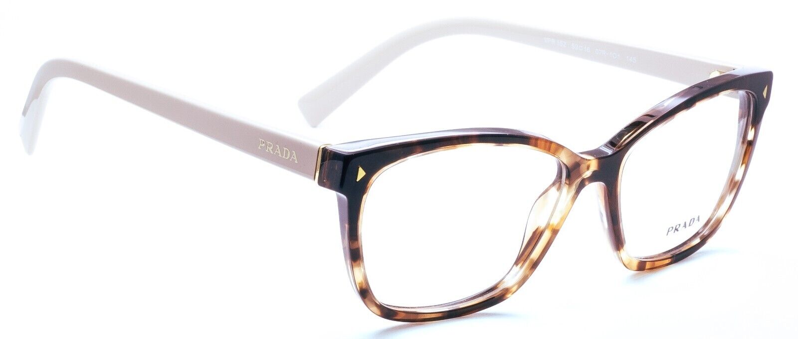 PRADA VPR 15Z 07R-1O1 53mm Eyewear FRAMES RX Optical Eyeglasses Glasses - Italy