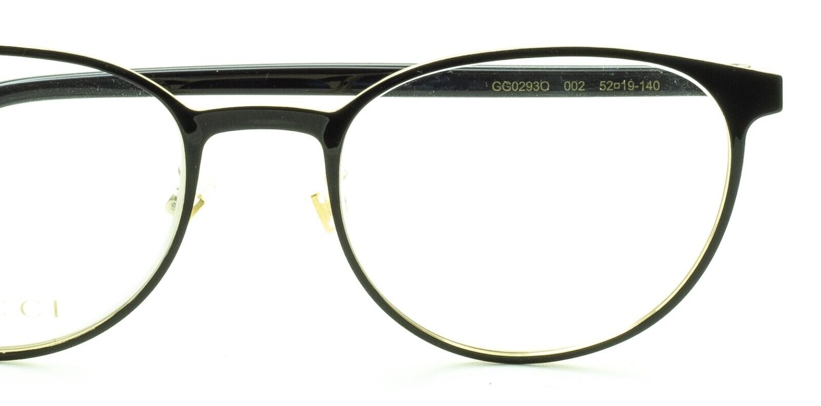 GUCCI GG 0293O 002 52mm Eyewear FRAMES RX Optical Glasses Eyeglasses Italy - New