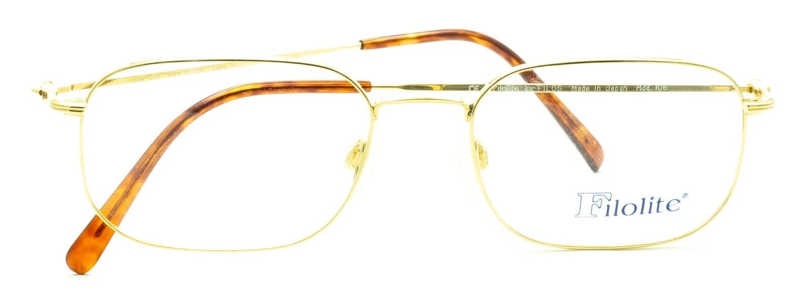 FILOLITE by FILOS Mod 1O6 51mm Vintage Eyewear FRAMES Glasses RX Optical - Japan