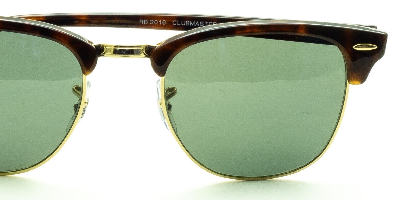 RAYBAN RB 3016 990/58 CLUBMASTER Polarized 51mm Sunglasses Shades Frames - Italy