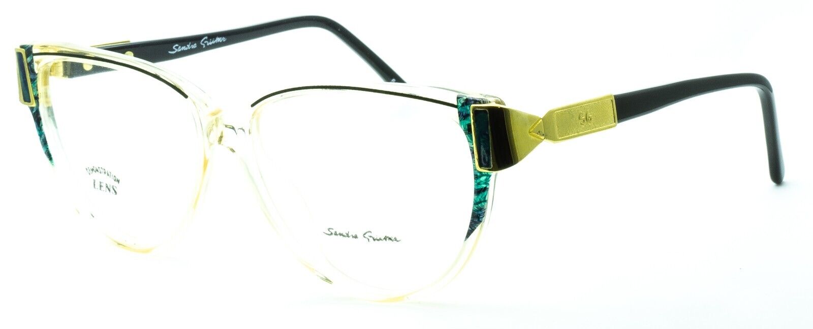 SANDRA GRUBER Xiste 908 54mm Vintage Eyewear RX Optical FRAMES Glasses New Italy