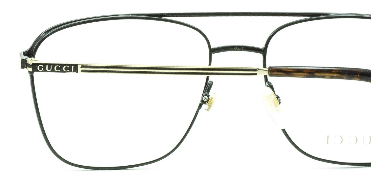 GUCCI GG 0833O 001 55mm Eyewear FRAMES Glasses RX Optical Eyeglasses New - Italy