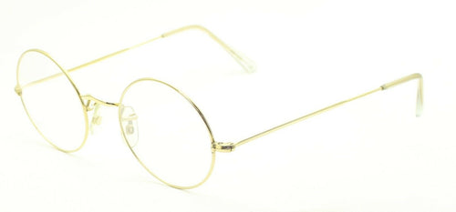 ALGHA (SAVILE ROW) Gold 44x20mm Round Eyewear FRAMES Eyeglasses Optical Glasses