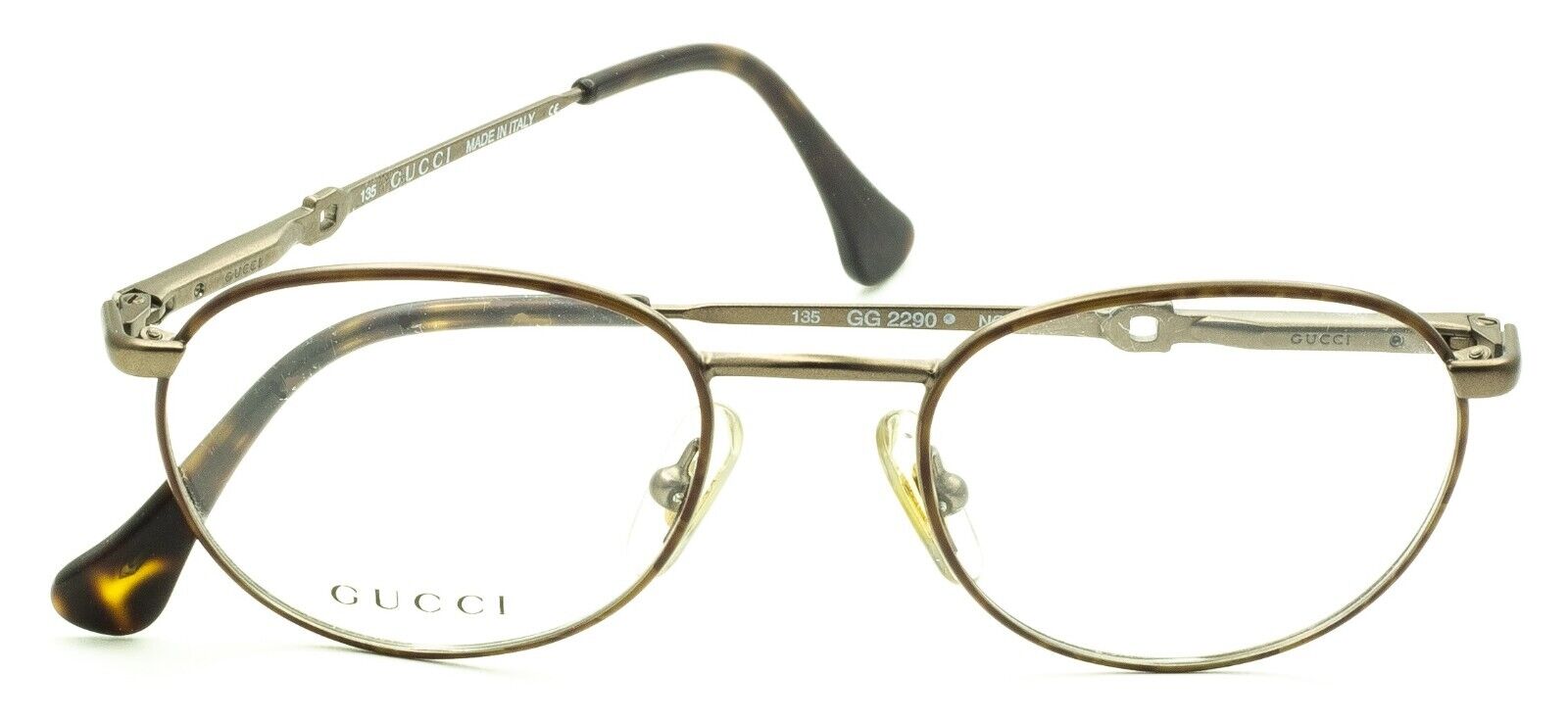 GUCCI GG 2290 NG4 48mm Vintage Eyewear FRAMES RX Optical Eyeglasses New - Italy