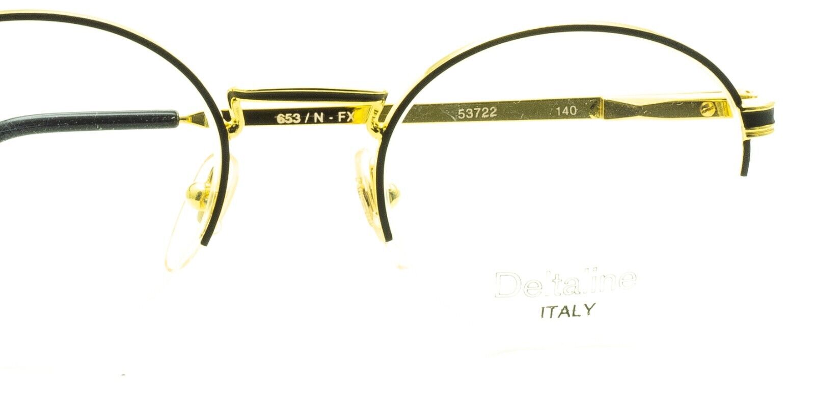 Deltaline Italy (Hilton) Vintage Mod. 653 FX 48x17mm RX Optical Glasses New NOS