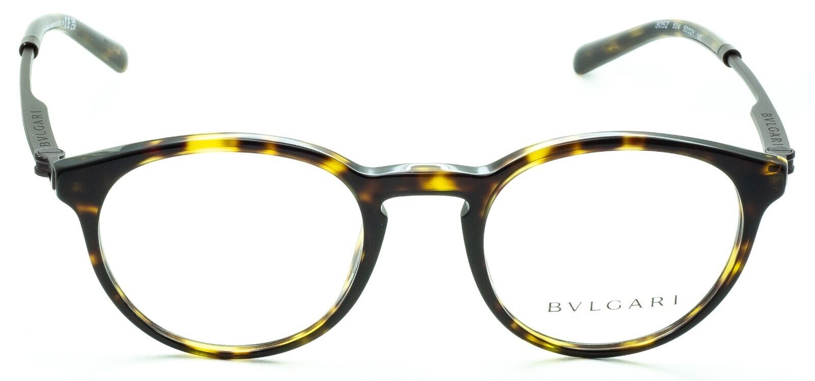 BVLGARI 3052 504 50mm Eyewear FRAMES RX Optical Glasses Eyeglasses New - Italy