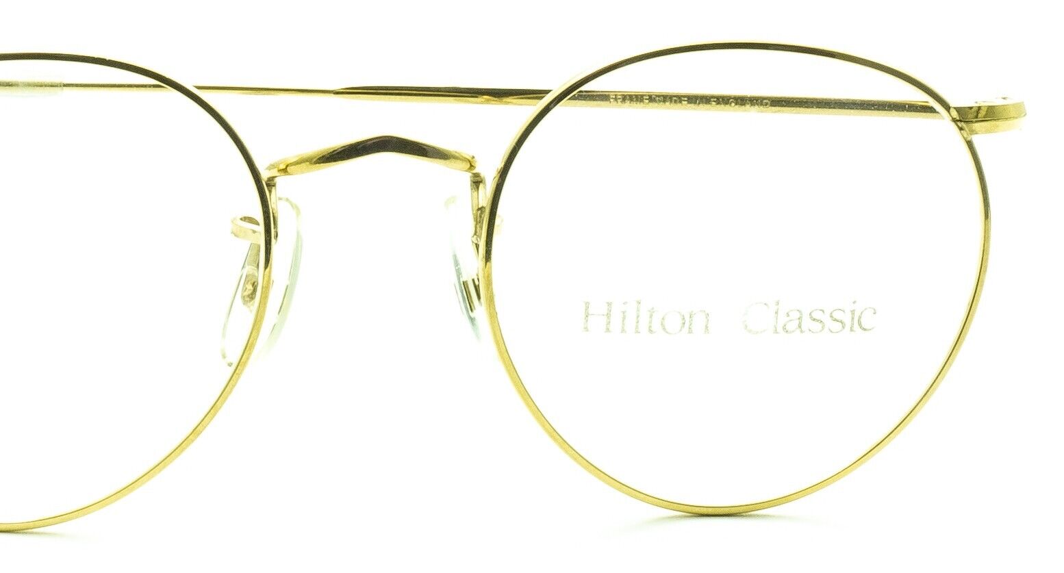 Hilton Classic 1 (SAVILE ROW) Panto Gold 47x20mm FRAMES RX Optical Glasses - New