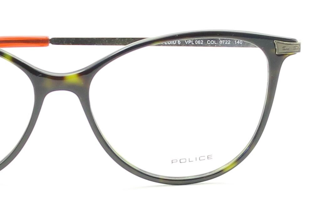 POLICE FLUID 6 VPL062 0722 53mm Eyewear FRAMES RX Optical Eyeglasses Glasses New