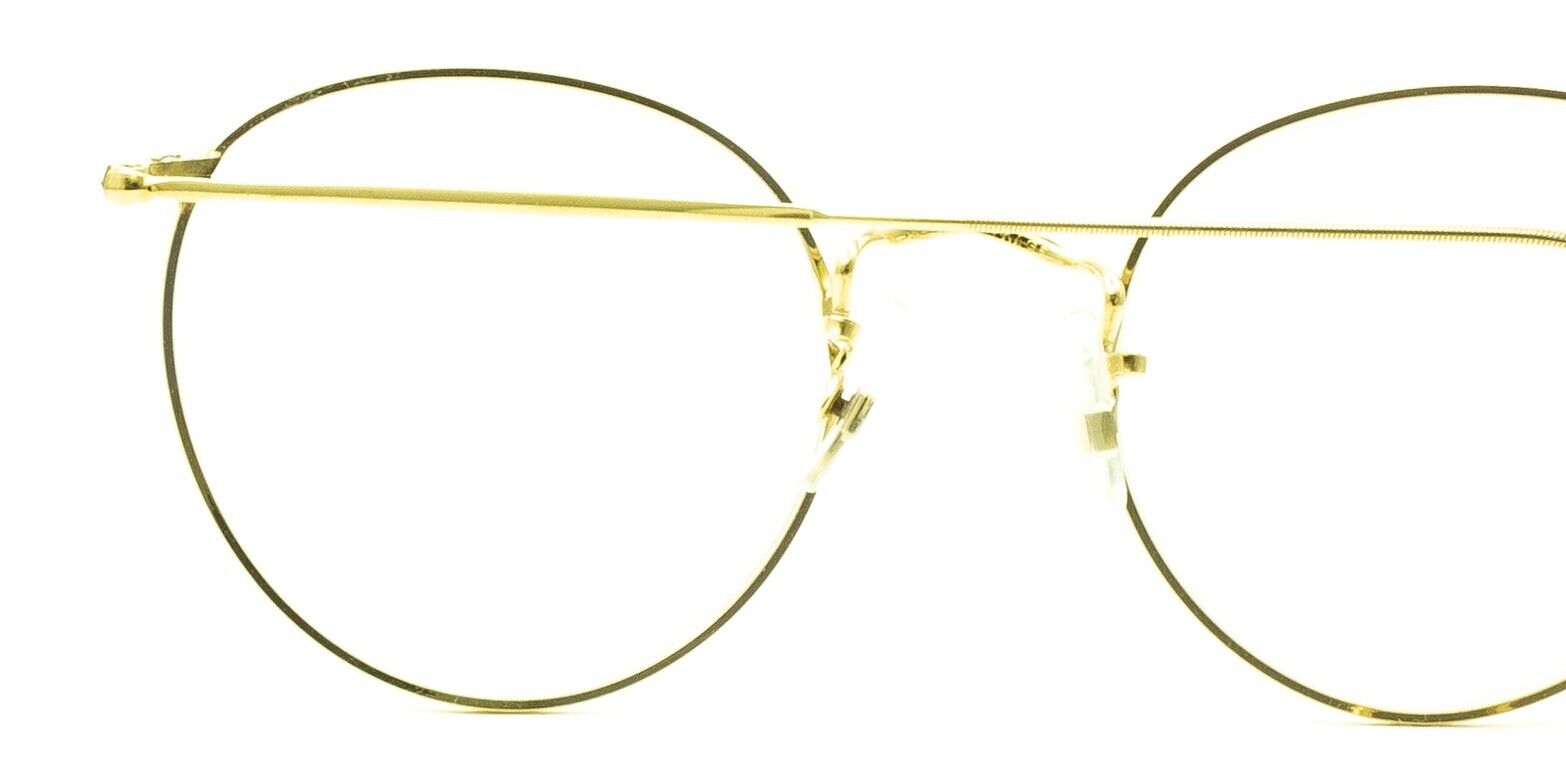 SAVILE ROW ENGLAND Beaufort Gold 48x20mm Frames RX Optical Eyewear Glasses - New