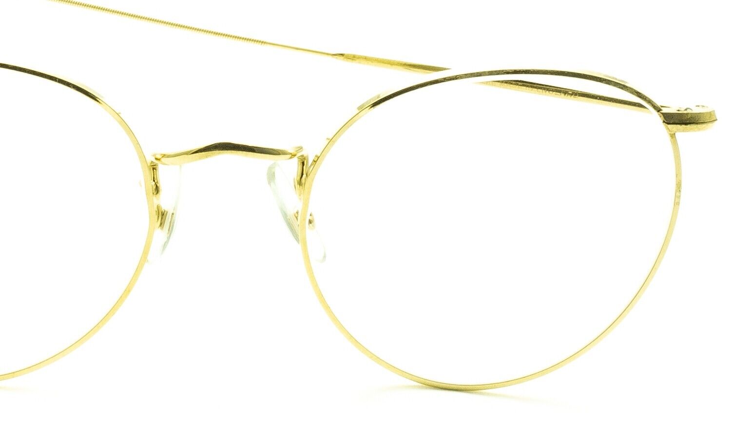 SAVILE ROW ENGLAND Beaufort Gold 48x20mm Frames RX Optical Eyewear Glasses - New