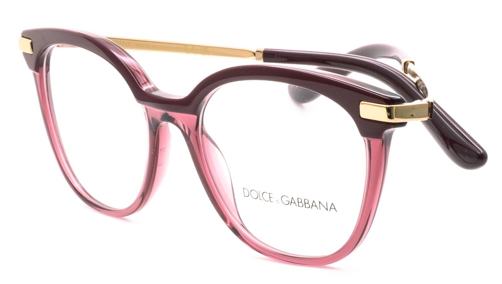 Dolce & Gabbana DG 3346 3247 52mm RX Optical Glasses Eyewear Frames - New Italy