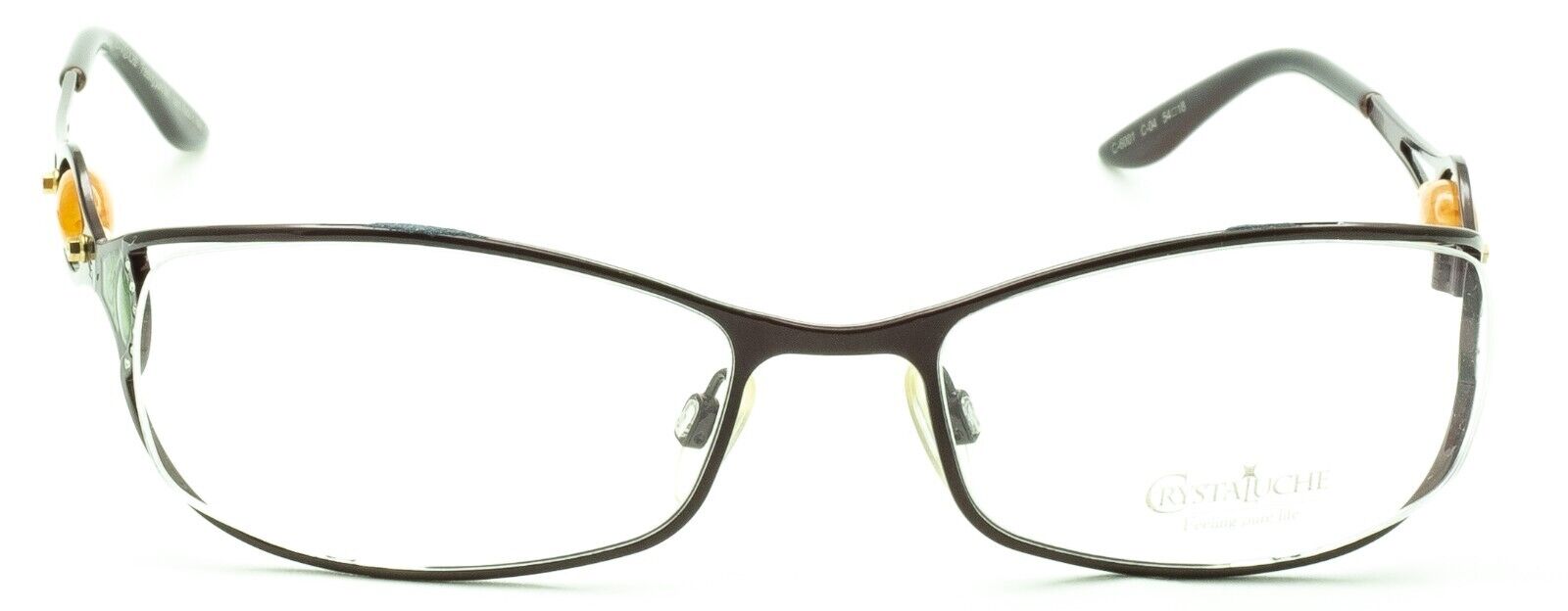 CRYSTALUCHE C-6001 C-04 54mm Vintage Eyewear FRAMES RX Optical - New Italy