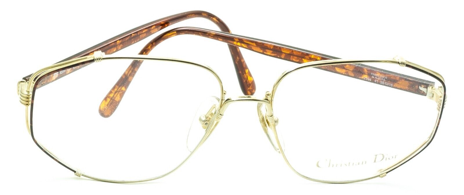 CHRISTIAN DIOR 2594 41 58mm Eyewear Glasses RX Optical FRAMES VINTAGE Austria