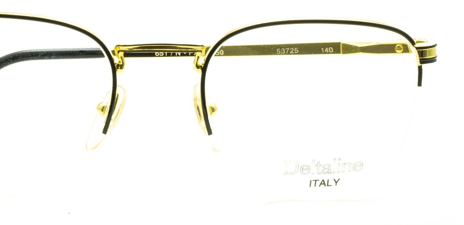 Deltaline Italy (Hilton) Vintage Mod. 651 FX 50x17mm RX Optical Glasses New NOS