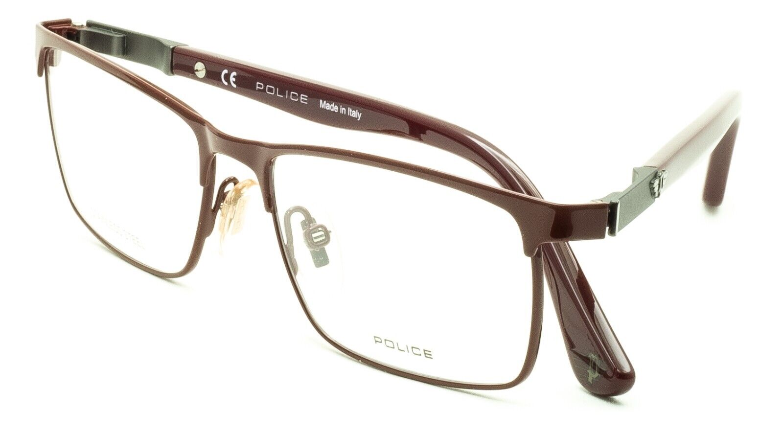 POLICE BLOCK 5 VPL790 COL.08CK 55mm Eyewear FRAMES RX Optical Eyeglasses - New