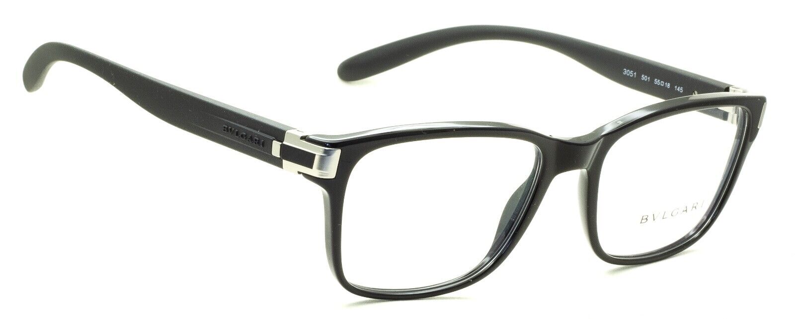 BVLGARI 3051 501 55mm Eyewear Glasses RX Optical Eyeglasses FRAMES - New Italy