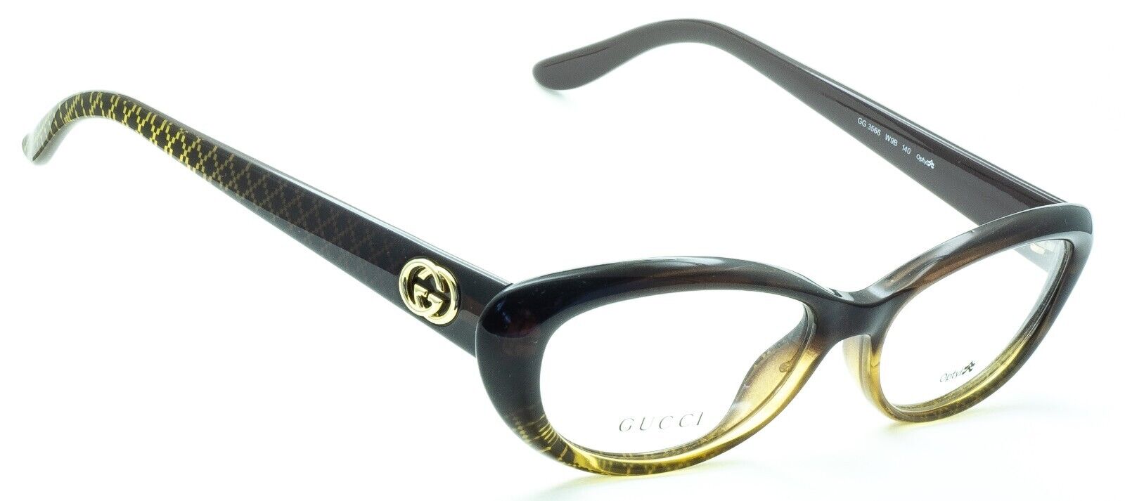 GUCCI GG3566 W9B 52mm Eyewear FRAMES Glasses RX Optical Eyeglasses - New Italy