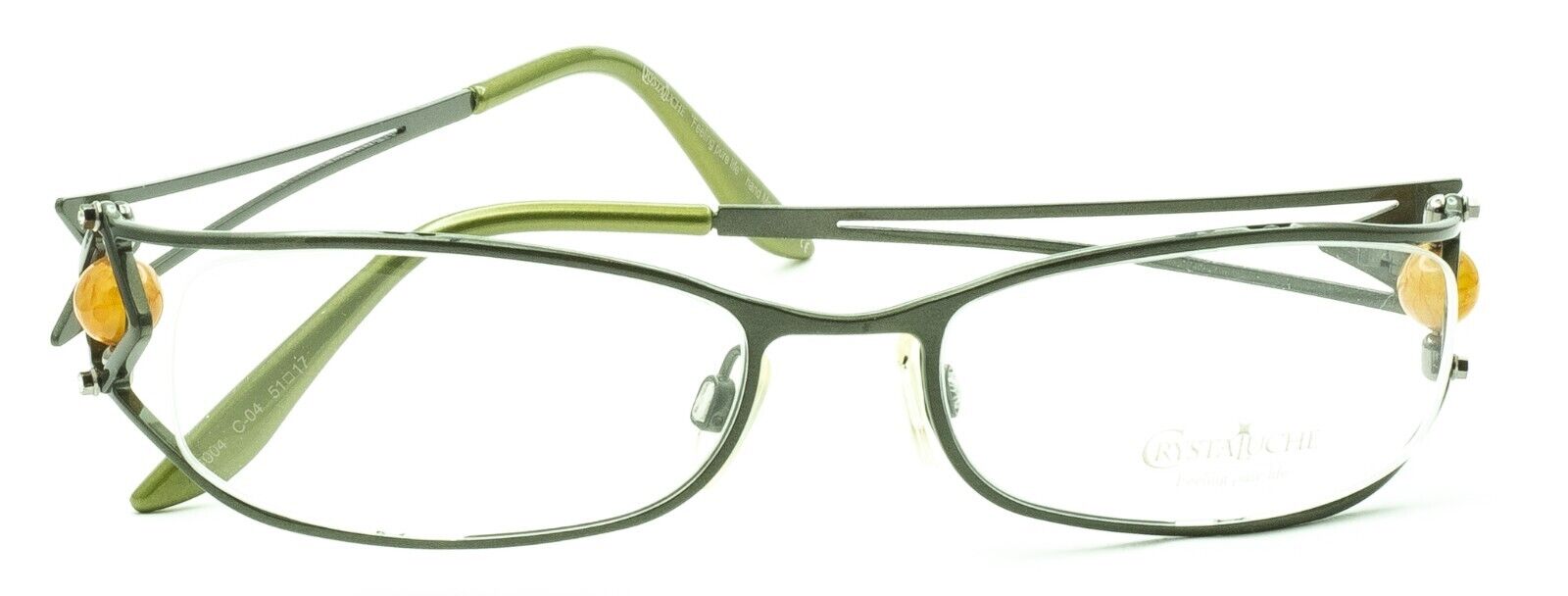 CRYSTALUCHE C-6004 C-04 51mm Vintage Eyewear FRAMES RX Optical - New Italy