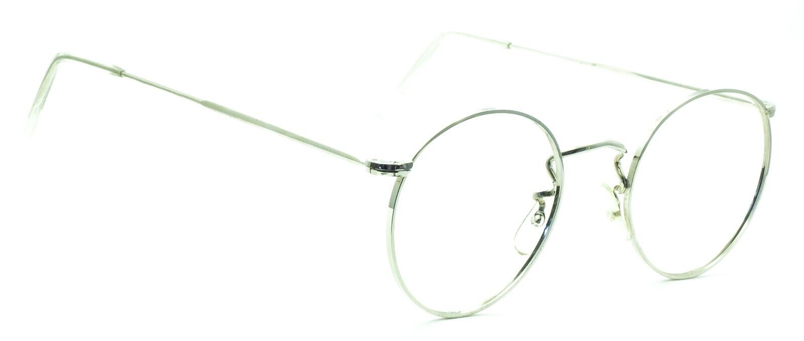 B.O.I.C. (SAVILE ROW) Oval 47x22mm Rhodium Frames Glasses RX Optical - NOS