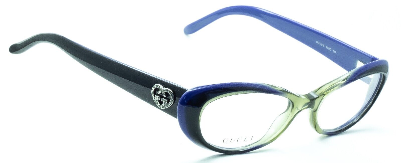 GUCCI GG3515 WOC 51mm Eyewear FRAMES Glasses RX Optical Eyeglasses - New Italy