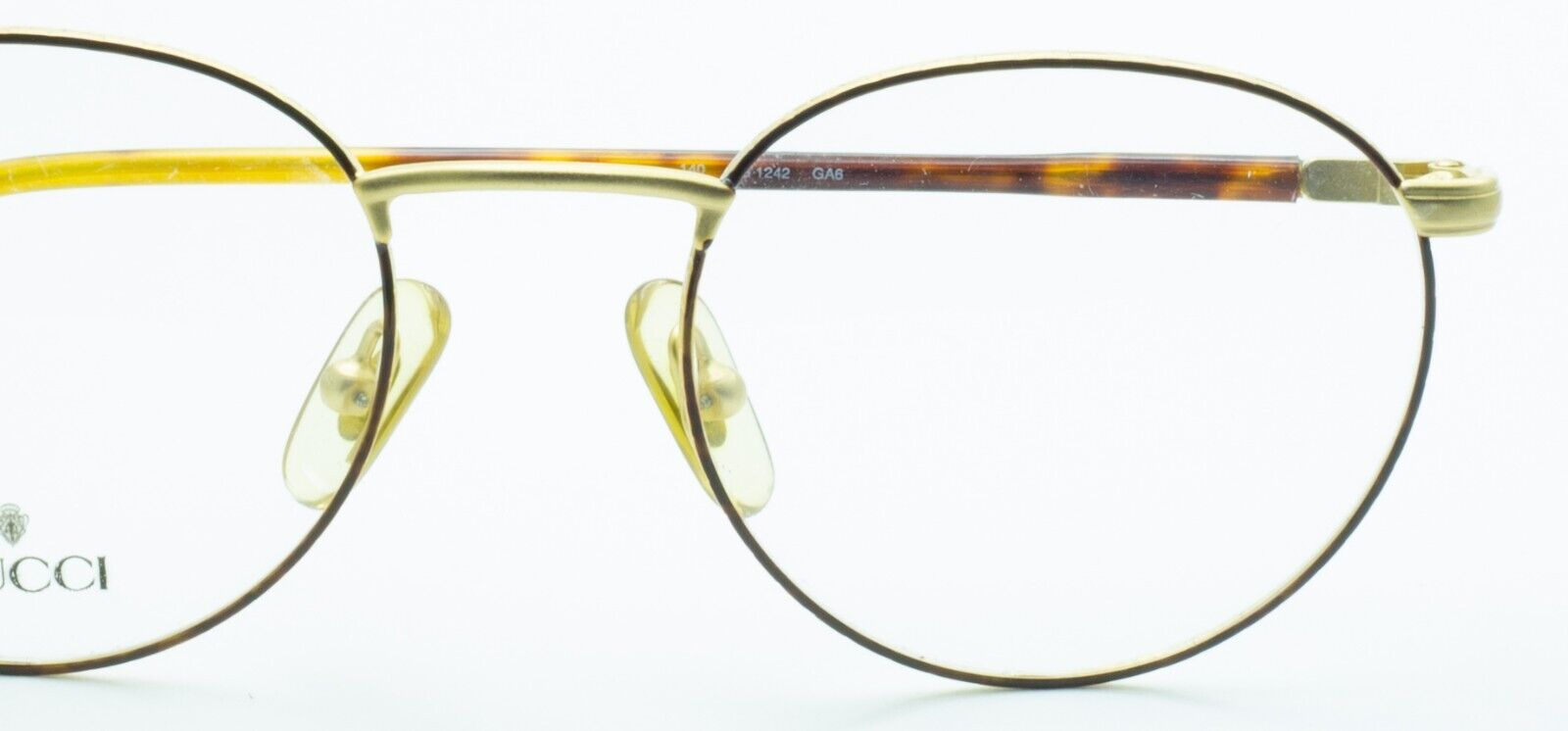 GUCCI GG 1242 GA6 50mm Vintage Eyewear FRAMES RX Optical Eyeglasses - New Italy