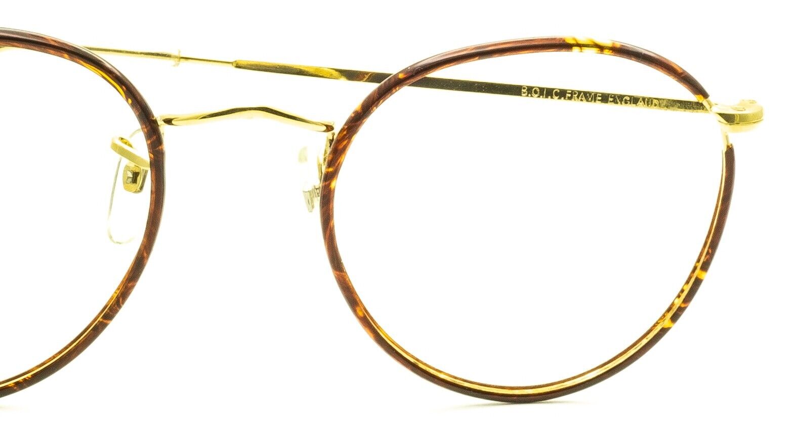 B.O.I.C. (SAVILE ROW) Beaufort Panto Gold 51x22mm RX Optical Eyeglasses Glasses