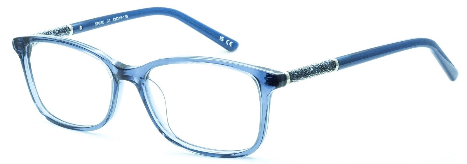 EYESPACE Palazzo SP03C C1 Blue 53mm Glasses RX Optical Frames Eyeglasses - New