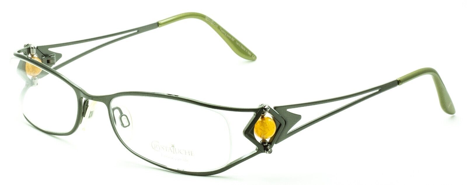 CRYSTALUCHE C-6004 C-04 51mm Vintage Eyewear FRAMES RX Optical - New Italy