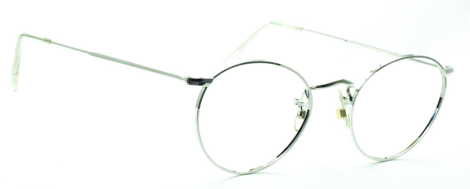 ALGHA London Line (SAVILE ROW)  Oval Rhodium 47x20mm FRAMES RX Optical Glasses