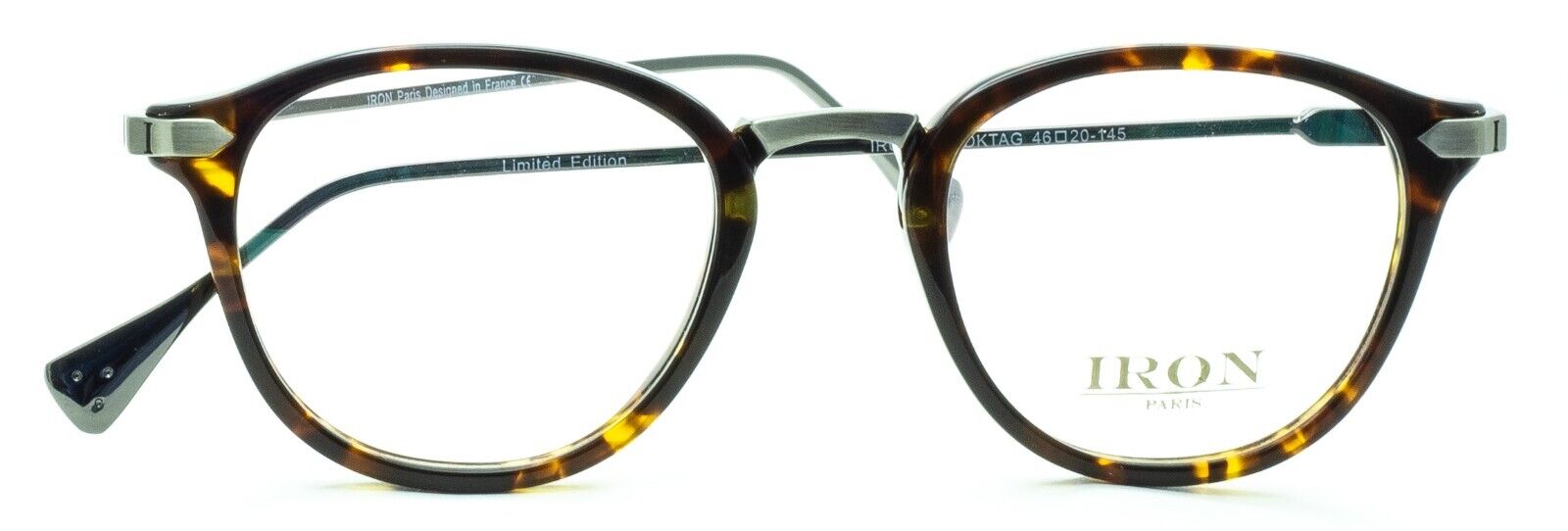 IRON PARIS IR031 DKTAG 46mm RX Optical Glasses Eyewear Frames Eyeglasses - New