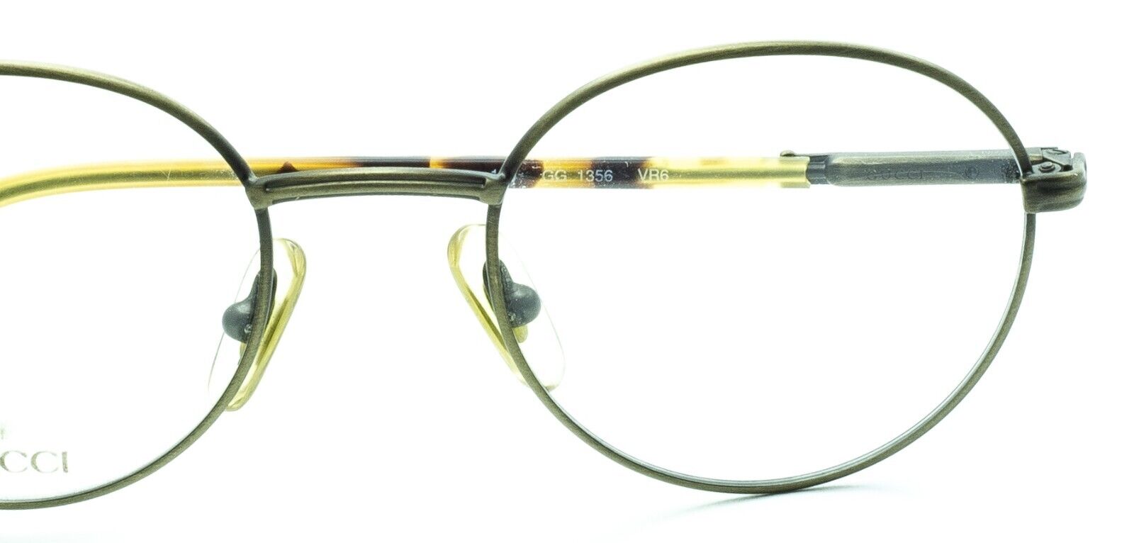 GUCCI GG 1356 VR6 50mm Vintage Eyewear FRAMES RX Optical Eyeglasses - New Italy