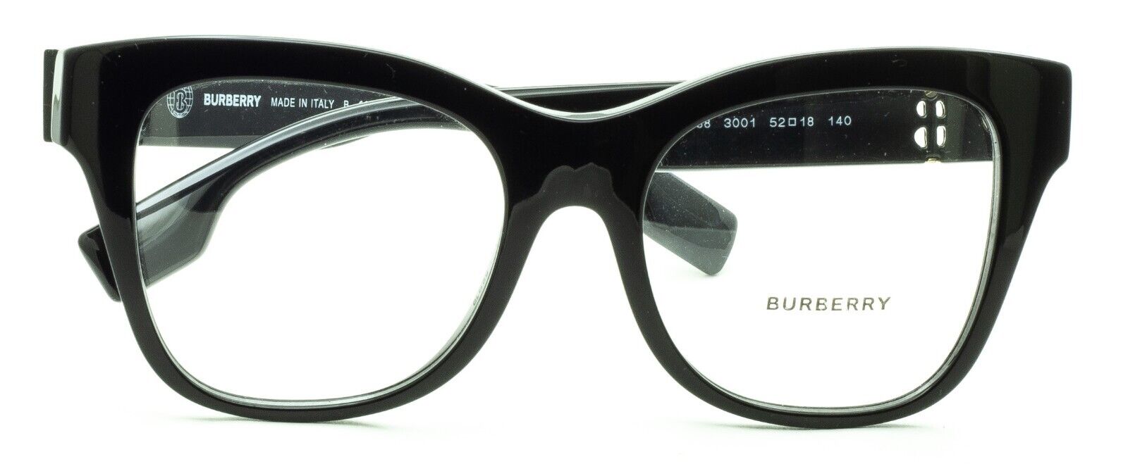 BURBERRY B 2388 3001 52mm Eyewear FRAMES RX Optical Glasses Eyeglasses - Italy