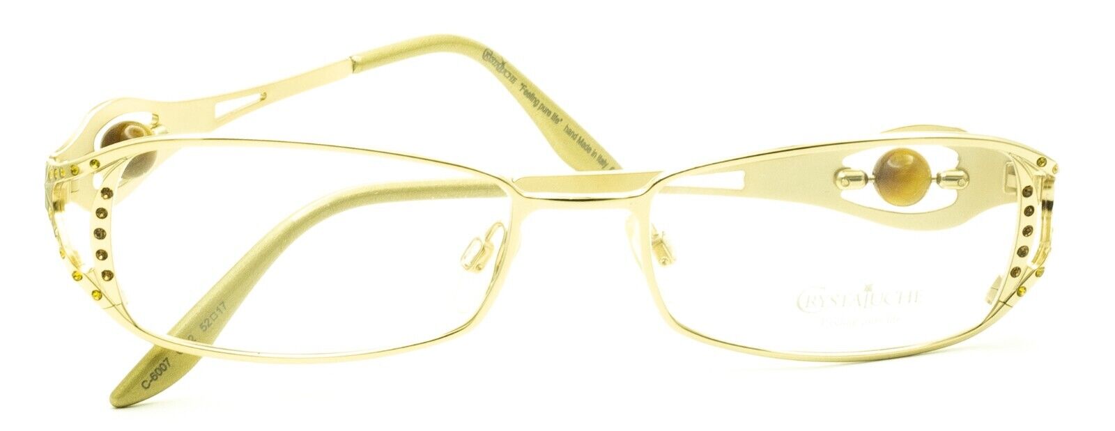 CRYSTALUCHE C-6007 C-02 52mm Vintage Eyewear FRAMES RX Optical - New Italy