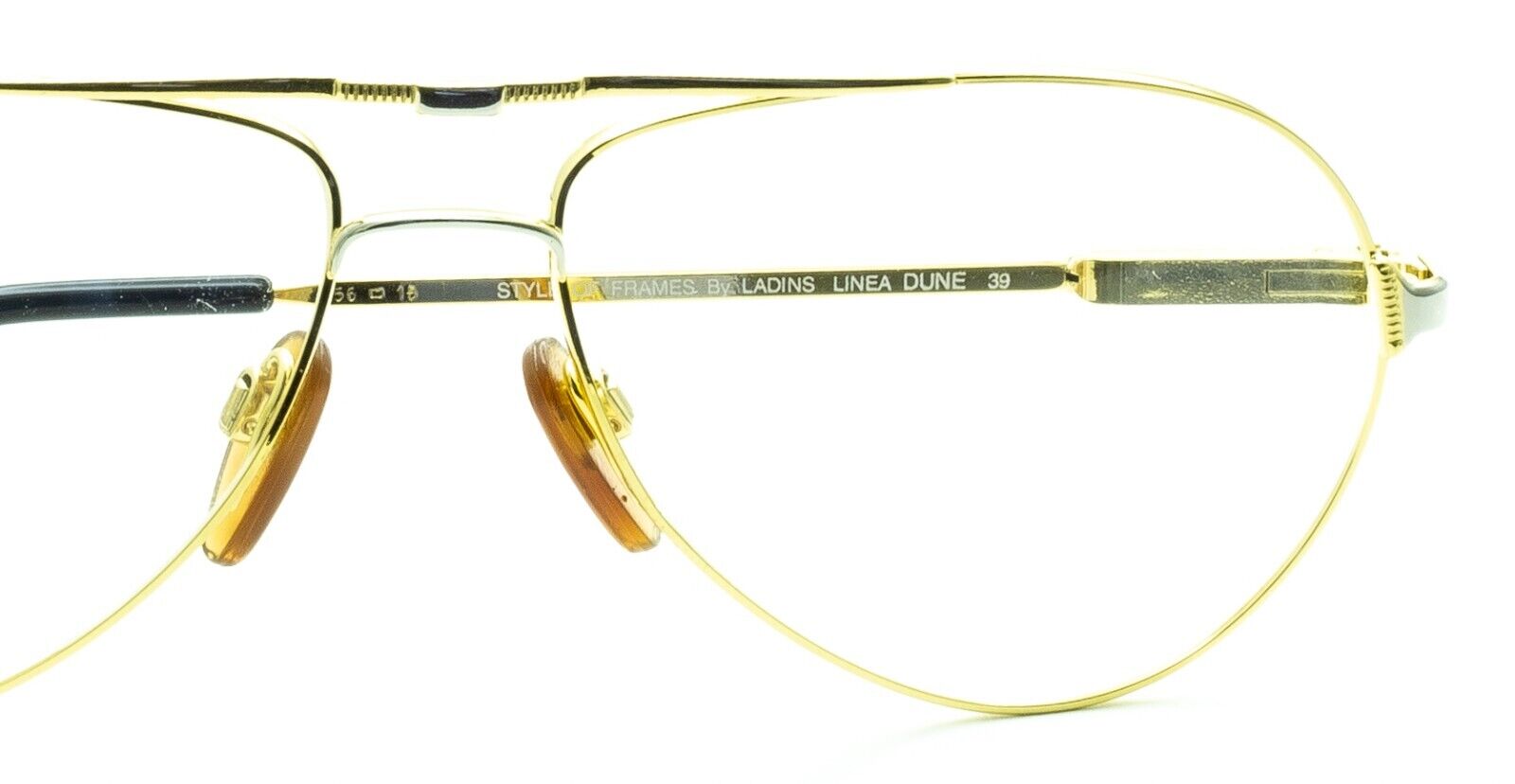 Dune 39 Italy Vintage Linea Dune by Ladins 56x15mm FRAMES RX Optical NOS Glasses