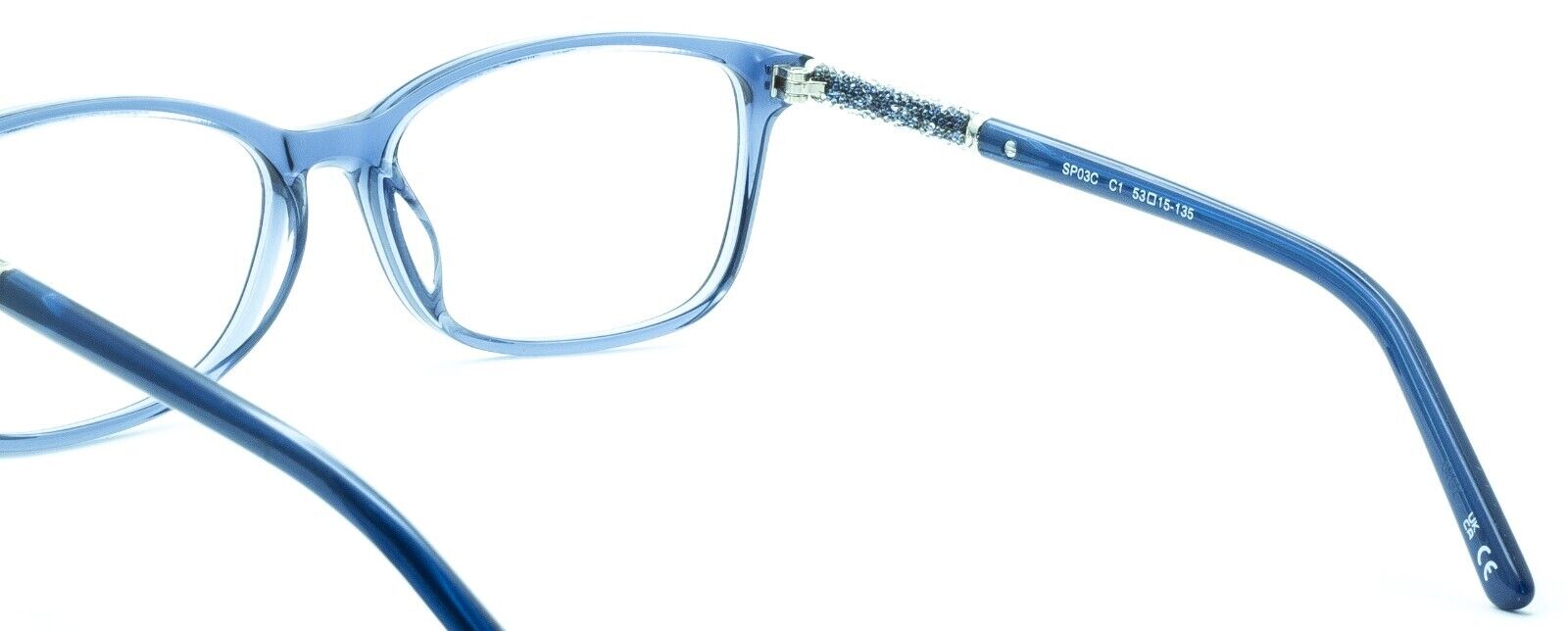 EYESPACE Palazzo SP03C C1 Blue 53mm Glasses RX Optical Frames Eyeglasses - New