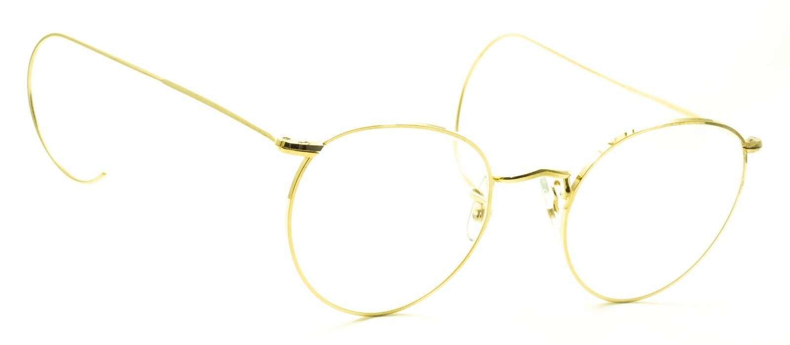 SAVILE ROW ENGLAND Beaufort Gold 48x20mm Frames RX Optical Eyewear Glasses - New