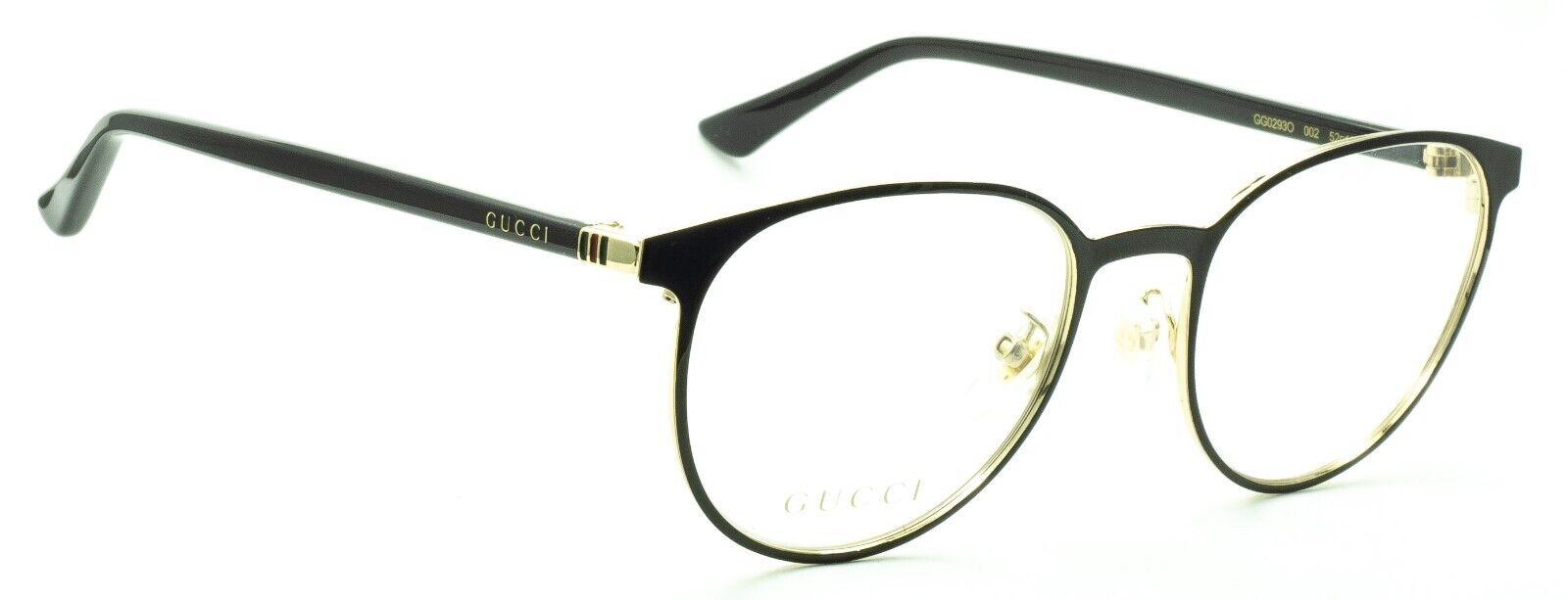 GUCCI GG 0293O 002 52mm Eyewear FRAMES RX Optical Glasses Eyeglasses Italy - New