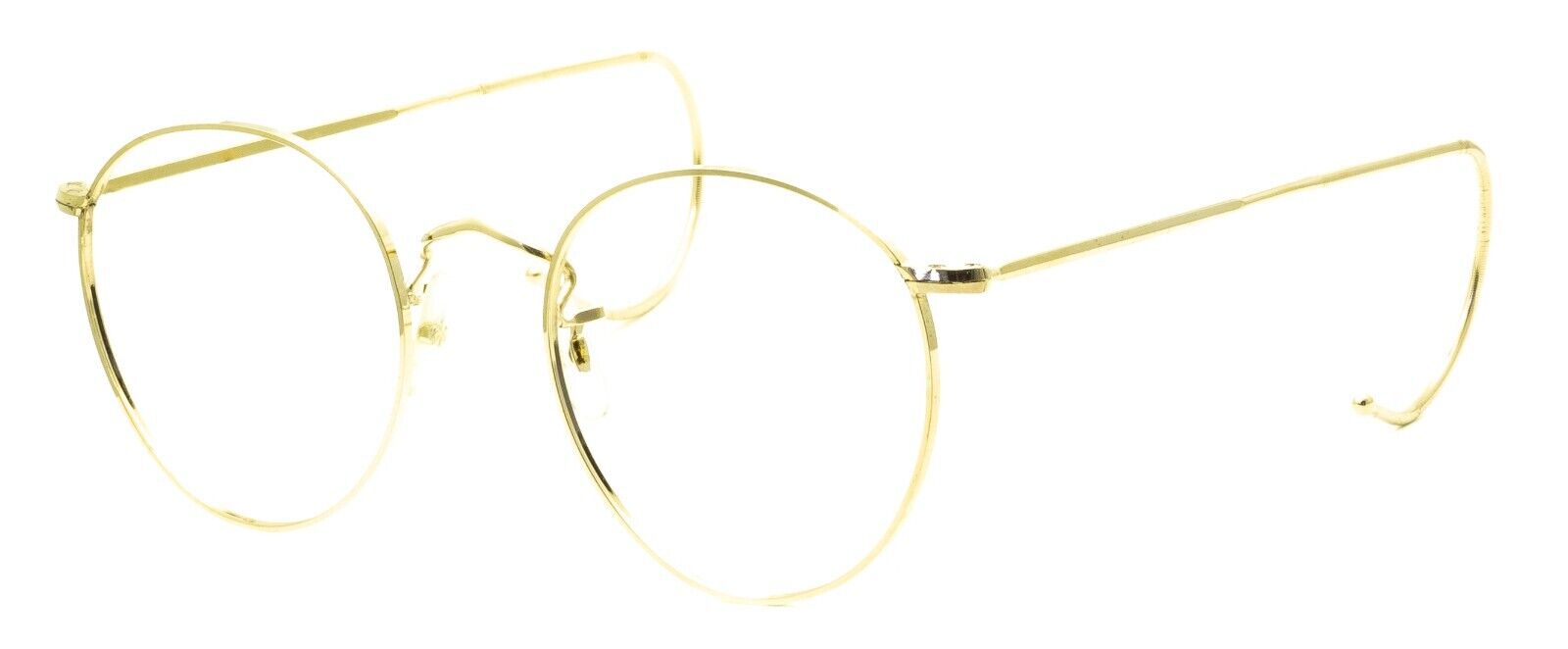 B.O.I.C. LONDON LINE (SAVILE ROW) Fairway Panto 51x22mm Gold RX Optical - NOS