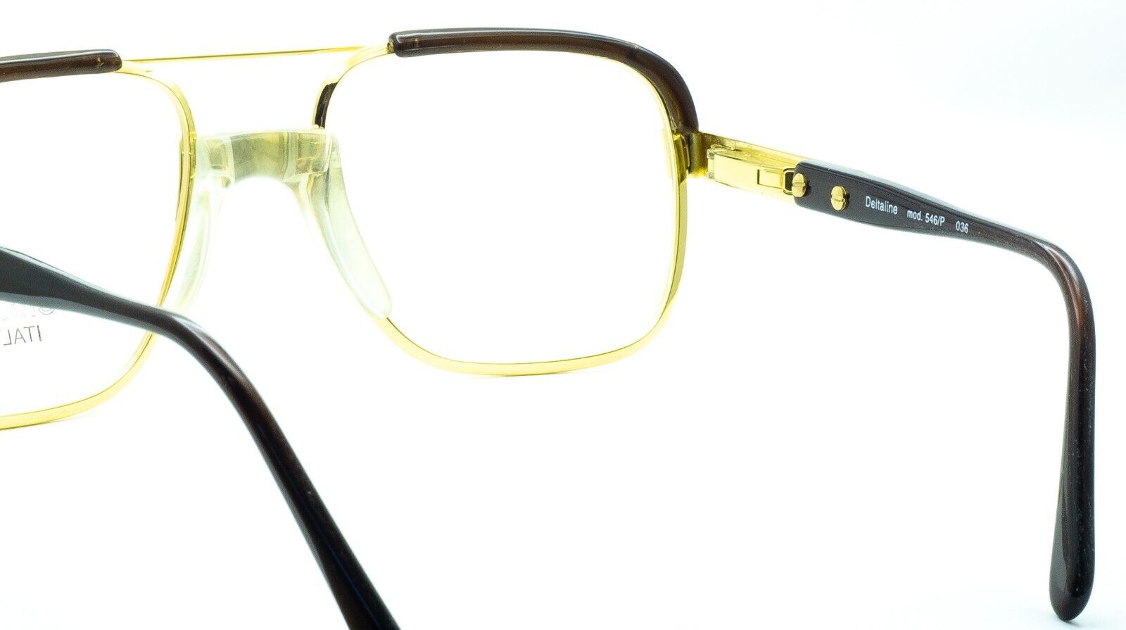 Deltaline Italy (Hilton) Vintage Mod. 546/P 036 52x18mm RX Optical Glasses - New