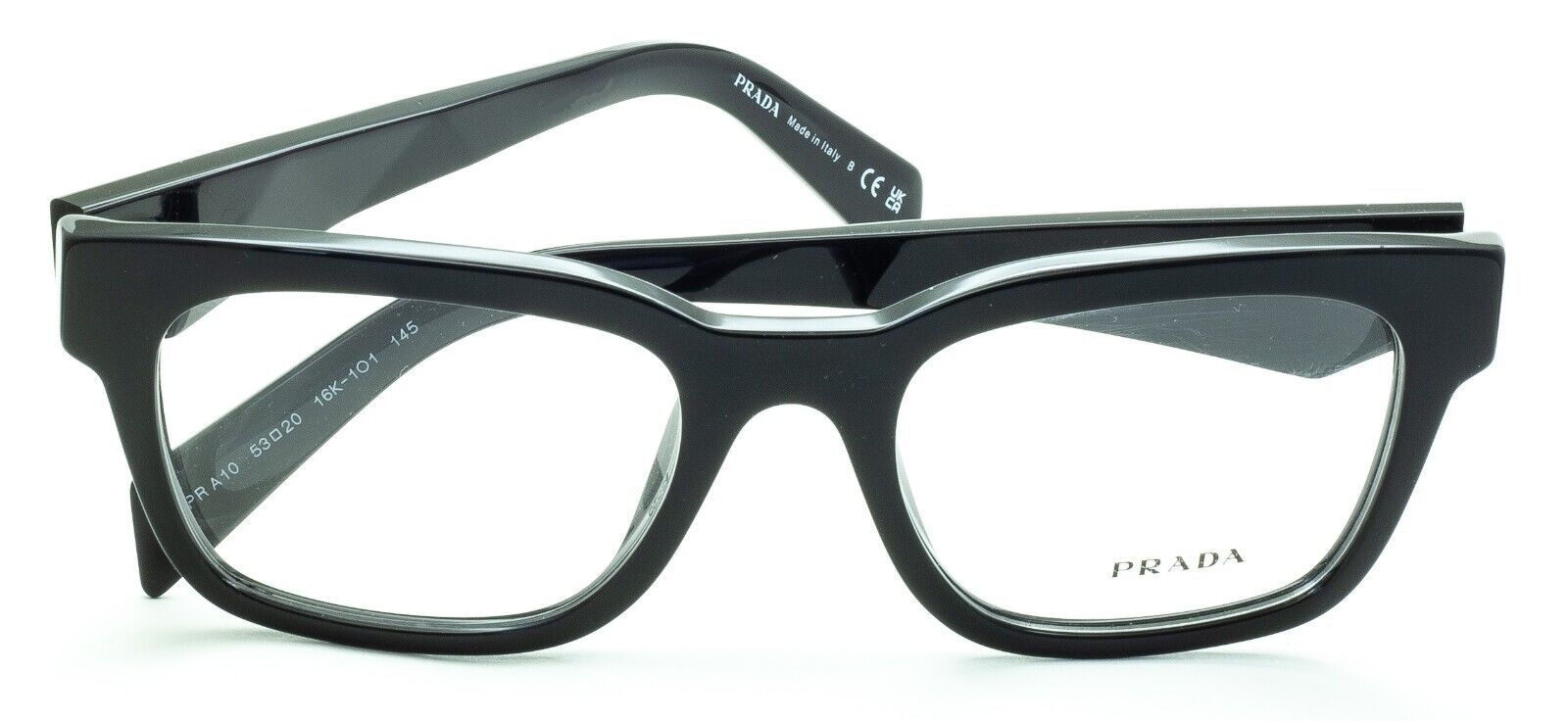 PRADA VPR A10 16K-1O1 53mm Eyewear FRAMES RX Optical Eyeglasses Glasses - Italy