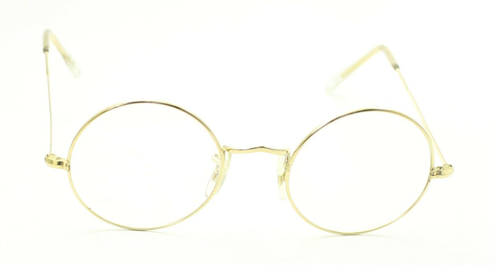 ALGHA (SAVILE ROW) Gold 44x20mm Round Eyewear FRAMES Eyeglasses Optical Glasses