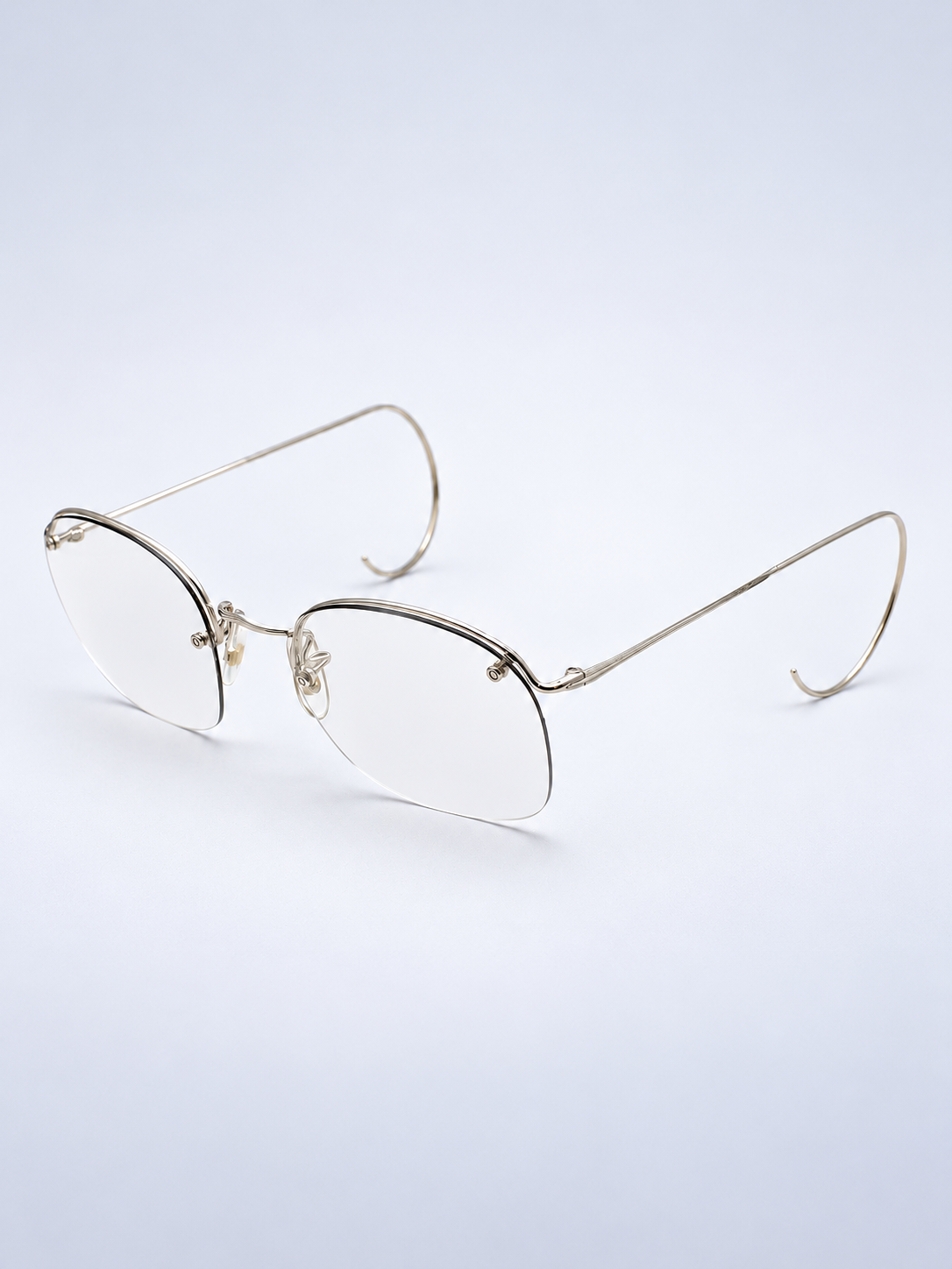 ALGHA (SAVILE ROW) Rimway Rhodium 52x18mm Eyewear FRAMES RX Optical Eyeglasses