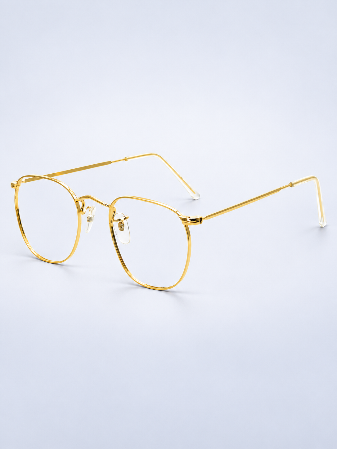 B.O.I.C. (SAVILE ROW) ENGLAND Fairway Gold 47x20mm PANTO Quadra RX Optical NOS