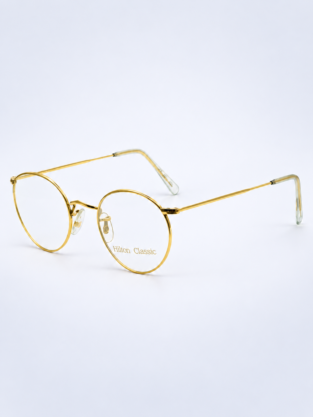 Hilton Classic 1 (SAVILE ROW) Panto Gold 47x20mm FRAMES RX Optical Glasses - NOS