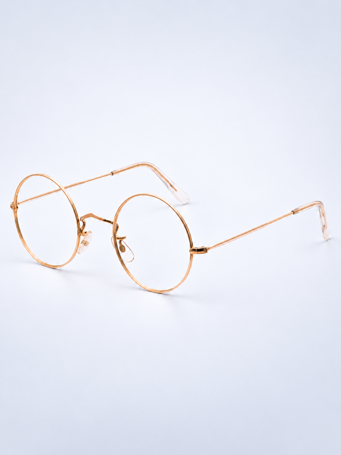 B.O.I.C. (SAVILE ROW) Rose Gold 47x22mm True Round FRAMES RX Optical Glasses NOS