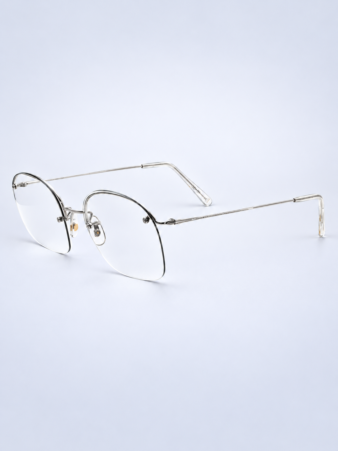 SAVILE ROW ENGLAND Rimway Rhodium 48x20mm Eyewear FRAMES RX Optical - New NOS